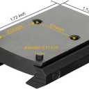 ohhunt Ruggedized Miniature Red Dot Reflex Low Picatinny Mount for RMR and SRO