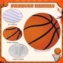 Capoda 3.9 ft Large Basketball Party Signs Decoration Sports Cardboard Cutout Stand up Backdrop for Basketball Birthday Decor Balls Photo Viewing Events Game Day Celebrations Supplies