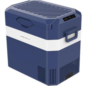 Megiu Car Fridge Portable 12V Refrigerator 40 Quart 12 Volt Freezer Compressor Cooler 12V/24V DC 110240 V AC for Truck Van RV Camper SUV and Home Use (HC-38P5s)