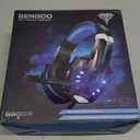 BENGOO G9000 Stereo Gaming Headset for PS4 PC Xbox One PS5 Controller, Noise Cancelling Over Ear Headphones with Mic, LED Light, 7.1 Surround Sound, Soft Memory Earmuffs for Nintendo Xbox Series X|S