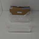 240323002 Refrigerator Door Bin Shelf Compatible with Frigidaire or Electrolux, Bottom 2 Shelves on Refrigerator Side, Clear, Double Unit, Replaces PS429725, AP2115742