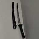 Lyuesword Handmade Full Tang Sharp Samurai Sword Katana Black Replica of Enter The Ninja Sword Real Battle Ready Ninjato