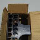 2PC 7 Holes Upgraded Aquarium Plant Holder, Aquatic Plants Cup for Tank, Fish Tank Plant Holder with Long Hook, Aquarium Feeder for Aquascape Decorations on Top of Tank (Black-2PC)