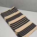 OJIA Front Door Mat 24"x51", Machine Washable Porch Rug Outdoor Door Mat Striped Entryway Rugs Indoor Outdoor Rugs Cotton Woven Entry Rug for Kitchen/Bathroom/Farmhouse/Home Entrance (Tan/Black Stripe)