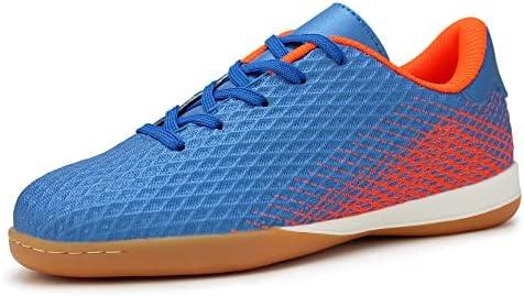 Hawkwell Unisex-Child Athletic Lace Up Boys Girls Indoor Trainer Soccer Shoe (Toddler/Little Kid/Big Kid), Size: 2 Little Kid