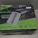 Ab Roller with Elbow Support, Ab Roller Board Core Workout Machine with 4 Wheels, Mini Pilates Reformer Equipment for Home Gym, Abdominal Full-Body Strength Exercise Trainer with Knee Pad (Black & Green)