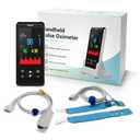 Pulse Oximeter Fingertip Infant Pulse Oximeter Overnight for Kids Handheld Blood Oxygen Saturation Monitor for SpO2 and Pulse Rate Continuous Infant Monitoring Baby Oxygen Monitor & Adult Finger Spot