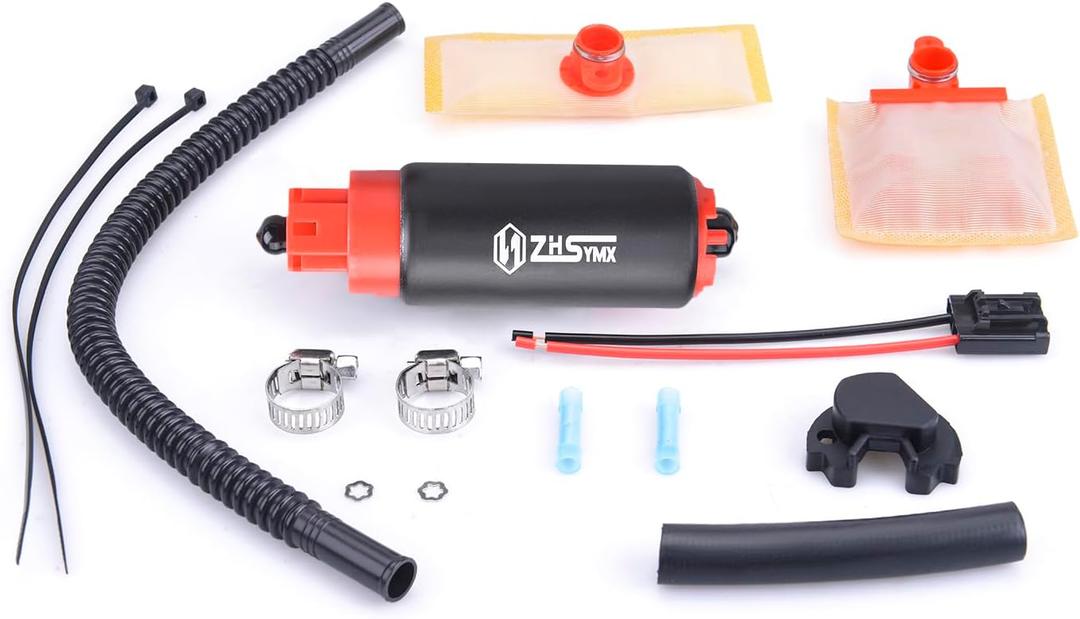ZHSYMX 340LPH E85 Compatible High Flow Fuel Pump Kit Replaces 255LPH GSS342