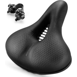 ROCKBROS Bike Seat Memory Foam Bike Saddle Comfortable Waterproof for City MTB Racing Bikes