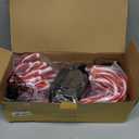 IDEAALS 24-Pack Solar Christmas Candy Cane Lights, Solar Pathway Lights Waterproof, Christmas Decorations Outdoor with 8 Modes for Party Patio Garden Lawn Yard Decor