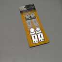 Prime-Line N 7532 Sliding Closet Door Roller Kit, 1 in. Wheel Diameter, Convex (Round) Edge Plastic, Stamped Steel Construction, Includes 1/4 and 3/4 in. Offset Pairs (2 Pack)