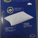 Serta Power Chill Cooling Pillow Protectors, Stain Resistant and Zippered Pillow Protector, Protects Pillow from Dust and Dirt (2 Pack), Standard/Queen, White