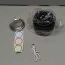 Electric Mason Jar Vacuum Sealer, Auto Stop Mason Jar Vacuum Sealer Kit for Wide Mouth and Regular Mouth canning lids with Food Storage Labels for Freshness and Preservation