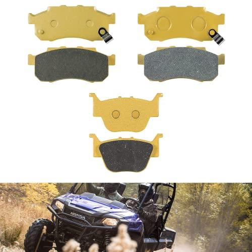 Heavy Duty Ceramic Front & Rear Brake Pads for 2014-2026 Honda Pioneer 700/500/520#06435-HN8-016 06452-HL3-A00 06451-HL3-A00 (3 Sets)