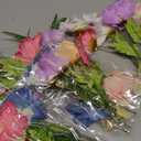 K KUMEED 6 PCS Wildflowers Artificial Flowers Decorations,Hanging Flowers Garland with Hooks Spring Wild Flowers for Wedding Party Background Birthday Baby Shower Home Birthday Decorations