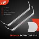 A-Premium Fuel Tank Straps W/ 2PCS Compatible with Jeep Wrangler [YJ Series] 1987 1988 1989 1990 1991 1992 1993 1994 1995 [OHV, 6Cyl 2.5L 4.0L 4.2L]