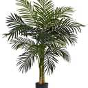 Nearly Natural 4ft Golden Cane Palm Artificial Tree