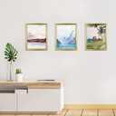 LaVie Home 8x10 Picture Frames (6 Pack, Gold) Simple Designed Photo Frame with High Definition Glass for Wall Mount & Table Top Display, Set of 6 Classic Collection