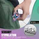 Metal Fidget Spinner Toys for Teens Boys Figette Bike Chain Roller for Adults Cool Gadgets ADHD Anxiety Stress Relief Items Figet Desk Offices EDC Men Easter Basket Stuffer