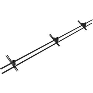 5ft Roof Snow Ice Guards for Metal Roofs and Wood Roofs, Stop Snow from Sliding Off Your Roof, Black Snow Guard Railing, Extendable