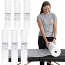 Disposable Massage Bed Cover - 60 Sheets Per Roll, Non-woven Disposable Material - Ideal for Spa, Massage Table, Tattoo, Waxing Table - No Crinkle Table Sheets - 31.5 x 71 Inches (6 Rolls)