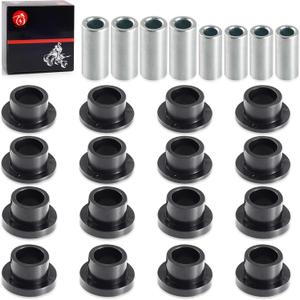 Front & Rear Shock Absorber Bushings Sleeve Kit 16Pcs For Polaris Ranger 500 570 700 800 900 1000 Diesel PRO XD