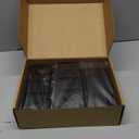 Adjustable Vertical File Sorter Sturdy Plastic Expandable Upright File Holder, Desktop Binder Organizer, School Office Organization Bookshelf Divider, Assemble Easily Endlessly, Black (12-Parts)