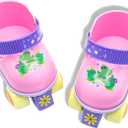 Kids Roller Skate for Girls Boys Ages 2-5 Years Old, Adjustable Toddler Rollerskates, Children Beginner Roller Skate RS209