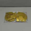 DIY Wall Decals Acrylic Mirror Sticker Set 60 Pcs, Circle Mirror Wall Stickers for Living Room Bedroom Decor (Gold)