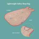 Baby Sleeping Sack Muslin Summer (12-24m) 0.5 Tog Cotton Lightweight Infant Sleeping Bag Toddler Wearable Blanket Breathable Thin Sleeper Sack