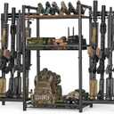 Gun Rack,Portable Rifle Rack Stand, Heavy Duty Steel Indoor Outdoor Gun Racks, Folding Gun Rack Stand for Shooting Hunting Range