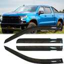 4pcs Original Shatterproof Window Rain Guards Shield for Sierra 19-23,Stylish Tape On Window Visors Vent Shade Wind Deflectors fit for 2019-2023 Silverado/Sierra 1500 Crew cab 94805