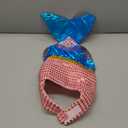 cyeollo Dog Costume Mermaid Costumes for Small Dogs Halloween Outfit Holiday Birthday Party Dog Clothes Outfits Sparkly Pet Costumes Size M (Pink)