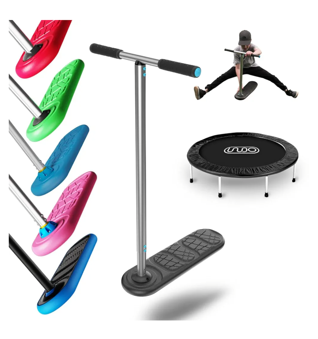 The Indo Trick Scooter - Trampoline Scooter -Stunt Scooter for Teens, Kids and Adults - Pro Tricks - Indoors and Outdoors - Professionals and Beginners