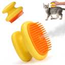 Cat Steam Brush, 3 in 1 Cat and Dog Grooming Brush for Shedding, Pet Hair Cleaning, Silicone Massage, Anti-Static Pet Spray Hair Removal Comb