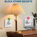 DEWENWILS Wireless Outlet, Programmable and Expandable Electrical Outlet Switch, Wireless Remote Light Switch, 100FT Range, 1 Remote and 3 Outlets