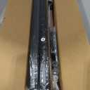 Curtain Rods for Windows 32-96 Inch, 1 Inch Adjustable Black Curtain Rod Set with Brackets, Easy Install
