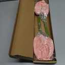 Ling's moment Artificial Anthurium Plants, 8pcs Shabby Blush Silk Filler Flower, Pink Faux Greenery Stems for DIY Wedding Bouquets Centerpieces Arrangements Bridal Shower Party Home Decorations