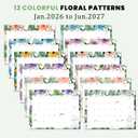 2 x Desk Calendar 2026-2027 - Large 22x17 Monthly Calendar, 18 Month Desk Top Calendars (Jan 2026Jun 2027) Teacher & Office Desk Calendars Organizer (white, 22 * 17)