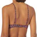 Amazon Essentials Womens Light-Support Classic Bikini Swimsuit Top (XX-Large, Brick Red Leopard)