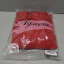 AGSEEM Full Lining Sweater Blazers for Women Long Sleeve Work Office Suit Jackets Blazer (Red, M)