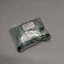 SOLY HUX Women's Square Neck Short Sleeve Peplum Tops Tie Front Summer Teen Girls Babydoll Top T Shirt (Green, XL)