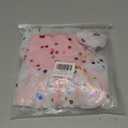 FYMNSI Kids Girls Flower Girl Dress Sheer Mesh Long Sleeve Ruffle Tulle Tutu Dress Toddler Baby Wedding Birthday Xmas Dresses (18-24 Months, Pink Polka Dots)