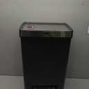 Rubbermaid Premier Series IV Step-On Can for Home and Kitchen, 12.4 Gallon, Stainless Steel Lid Charcoal, for Home/Kitchen/Garage/Apartment/Office