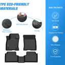 Nilight TPE Floor Mats for Ford Bronco Sport 4-Door 2021 2022 2023 2024 2025 2026 All Weather Custom Fit Heavy Duty Floor Liners