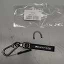 Genuine Leather Key Chain for Keychain KeyRing for Men and Woean Accessories Black