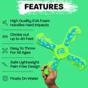 Soft Foam Boomerang - Beach Toys For Boys & Girls - Outdoor Flying Toys for Kids Ages 6 & Up - Fun Boys Toys Age 8-10 Summer Beach Toys For Kids Ages 8-12 Teens & Boy Birthday Gifts Idea For Kids