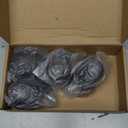 TBACW 2 Inch Heavy Duty Swivel Caster Wheels with Brake - 400LB Capacity, 4-Pack Clear Rubber Furniture Casters w/Top Plate & Screws Missing Pieces