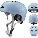 Adult bike helmet for adults men or women S/M baby blue