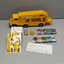 3-in-1 Kid Carrier Truck Toy Car Tracks for Toddlers 2-4 Years Old with 12 Racing Cars Toys, Foldable Chasing Race Track and Car Garage, Car Ramps Birthday Gift for Boys Girls 3-5 4-8(Yellow)